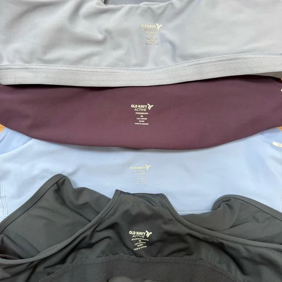 Old Navy Active Powersoft Bundle Of 4 Sports Bras Women XL Longline - Picture 10 of 12